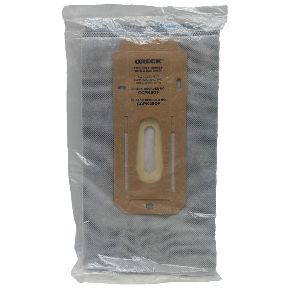 1x ORECK Type CC Filter Bags XL3, XL5, XL7, XL21 2000, 3000, 4000, 8000, 9000